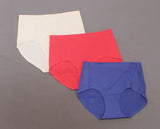 Rhonda Shear Women's 3 Pack Invisible Body Brief Panties