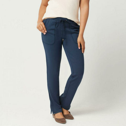 Isaac Mizrahi Live! Petite SOHO Drawstring Knit Pants