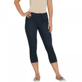NWT Laurie Felt Plus Size Silky Denim Capri Jeans With Zip Detail. A290884 2X