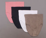 Rhonda Shear 4 Pack Seamless High Waist Ahh Brief Panties