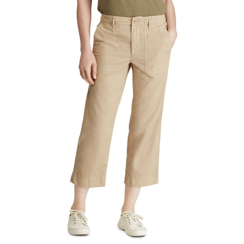 NWT Lauren Ralph Lauren Womens Straight-Leg Cropped Pants. 200726908002 8