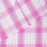 NWT Joan Rivers Plus Size Plaid Shirt With Fringe Hem. A347332-Plus 1X