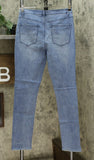 DG2 by Diane Gilman Women's Tall Destructed Multi-Stone Skinny Jeans