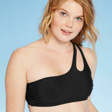 Xhilaration Women's One Shoulder Bikini Top