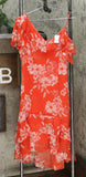 Colleen Lopez Women's One Shoulder Hi Low Ruffle Dress