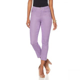 DG2 by Diane Gilman Women's Virtual Stretch Fashion Cropped Skinny Jeans