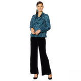 Heidi Daus Women's Divine Miss Paisley Printed Top