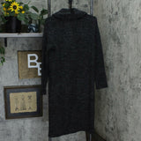 Lisa Rinna Collection Women's Bumpy Knit Wool Blend Duster Coatigan