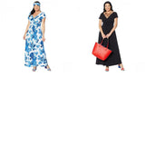 IMAN Women's Boho Chic Maxi Dress With Head Wrap