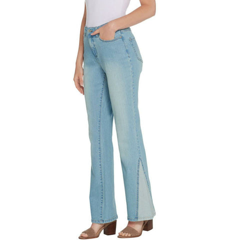 Denim & Co. Petite Classic Denim Bootcut Jeans