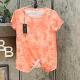 DG2 by Diane Gilman Women's Tie Dye Knotted T-Shirt