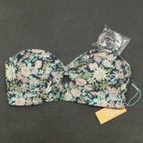Kona Sol Women's Sweet Meadows Ditsy Bandeau Bikini Top