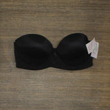Auden Women's Push Up Strapless Bra Black 34C