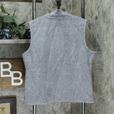 Karen Scott Petite Princess Seam Zeroproof Full Zip Fleece Vest