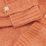Denim & Co. Button Front Long-Sleeve Sweater With Hood