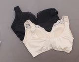 Rhonda Shear 2 Pack Pinup Bras With Removable Pads Black/ Nude Large