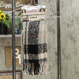 Emanuel Geraldo Women's 2 Pack Blanket And Infinity Winter Scarf Set