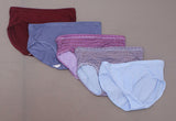 Hanes Premium 5 Pairs Women's Microfiber Hipster Briefs