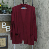 Karen Scott Plus Size Ribbed Open Front Cardigan Sweater