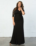 Kiyonna Women's Plus Size Soiree Evening Gown