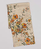 Echo Women's Nomadic Floral Silk Striped Shiny Accent Oblong Scarf