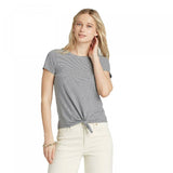 Universal Thread Women's Short Sleeve Knit Tie Front T-Shirt