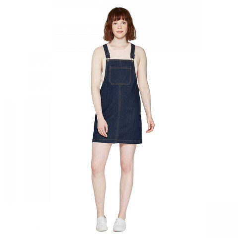 Wild Fable Women's Strappy Dark Wash Denim Pinafore Dress – Biggybargains