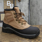 All in Motion Men's Julian Waterproof Winter Boots Cognac Brown 10