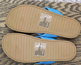 Susina Women's Ariele Thong Flip Flop Flat Sandal Blue Cielo 8