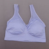 New Rhonda Shear Seamless Mesh Bra With Removable Pads. 700553-Plus-NEW Plus 1X