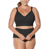 Rhonda Shear Women's Plus Size Mesh Back Detail Molded Cup Bra