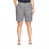 Ava & Viv Women's Plus Size 9 Inch Chino Shorts with Comfort Waist