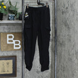 Art Class Girls' Utility Jogger Pants Black S