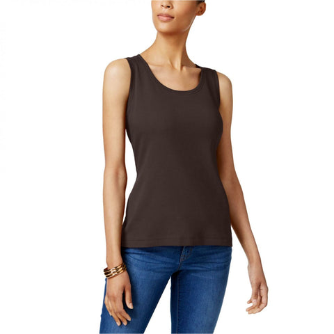 karen scott cotton tank top