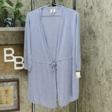NWT Rhonda Shear Womens Tie-Front Wrap. 699669 Large