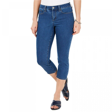 Charter Club Women's Tummy Control Bristol Capri Jeans