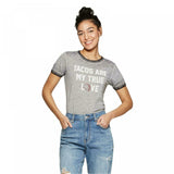 Zoe + Liv Women's Tacos Are My True Love Graphic T-Shirt