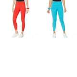 NWT WVVY Women's Power Seamed 7/8 Legging With Scrunchie. 698670 Small Large
