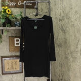 Wild Fable Women's Long Sleeve Scoop Neck Rib Knit Mini Dress