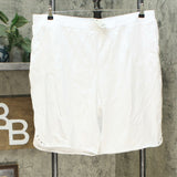 Quacker Factory Women's Set Of Two Sparkle And Shine Knit Shorts