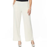 MarlaWynne WynneLayers Women's Straight Leg Matte Jersey Pull On Pants