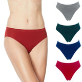 Rhonda Shear 4 Pack Original Ahh High Cut Brief Panties