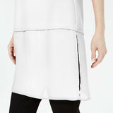 Alfani Women's Sleeveless Woven Hem Tunic Blouse