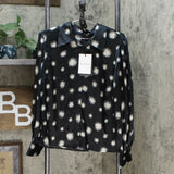 Who What Wear Women's Floral Print Long Sleeve Button-Down Shirt