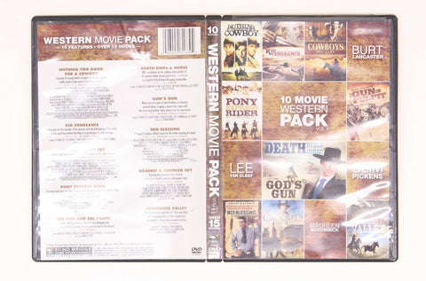 10 Movie Western Pack, Vol. 2 (DVD, 2011, 2-Disc Set)