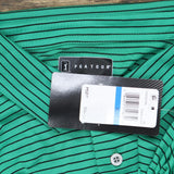 Pga Tour Men's Feeder Stripe Performance Golf Polo Shirt