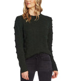 Vince Camuto Petite All Cotton Popcorn Knit Chunky Sweater