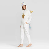 ZUZIFY Women's Unicorn Union Suit White XS/S