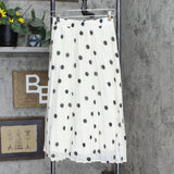 A New Day Women's Polka Dot Pleated A-Line Midi Skirt 568856