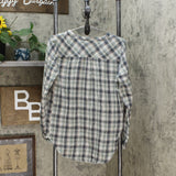 Universal Thread Women's Long Sleeve Button Front Tunic Blouse